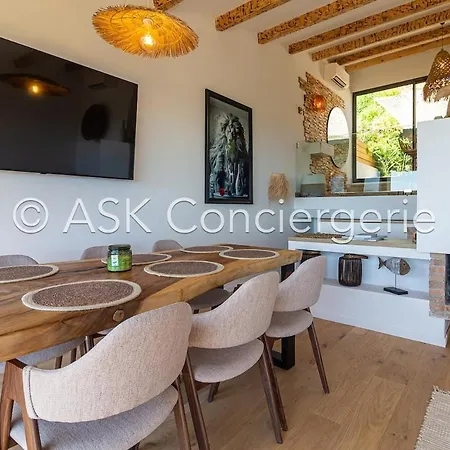 Island - Hot Tub, Exceptional Sea View Ferienhaus Cavalaire-sur-Mer